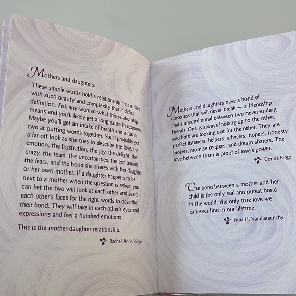 Mothers & Daughters Blue Mountain Arts Gift Book, NEW - Picture 8 of 8